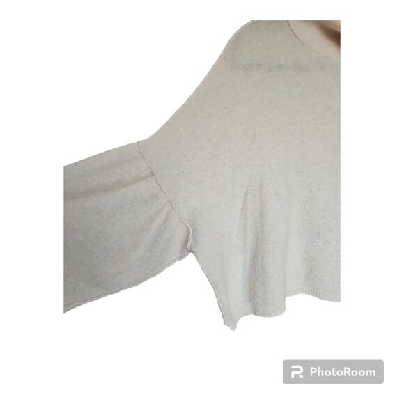 Free People So Low So High Cashmere Oversized Boxy Sweater Beige Size S - Picture 16 of 16